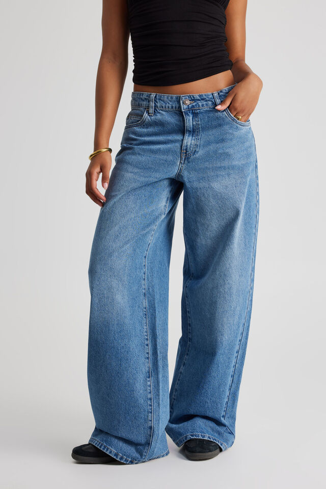 Mid Rise Baggy Jean, TEXAS BLUE
