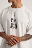 Heavy Weight Music Merch T Shirt, LCN BRA TUPAC CLOUD/SIGNATURE PHOTO - alternate image 4