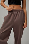 Super Slouchy Trackpant, PLUM TRUFFLE - alternate image 4