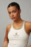 Contrast Bind Racer Tank, COCONUT/COASTLINE ATLANTIC - alternate image 2