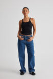 Longline Tank, BLACK - alternate image 2
