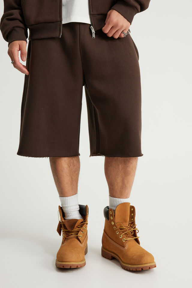 Authentics Baggy Track Short, WALNUT