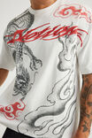 Notion Vintage Graphic Tshirt, NTN WHITE/DRAGON - example image 4
