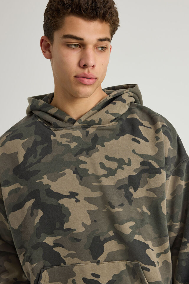 Authentics Hoodie, WASHED BUSH CAMO