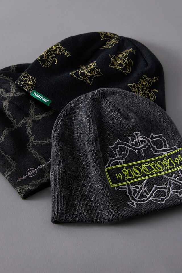 Notion Thorn Yardage Beanie, NOTION BLACK GREY THORNS