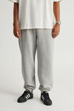 Baggy Cuffed Trackpant, GREY MARLE - alternate image 2