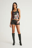 Rebel Girl Low Rise  Booty Short, FESTIVAL READY OLIVE - example image 2