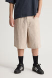 Half Half El Grande Denim Short, PEBBLE SNAKESKIN - alternate image 1