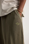 Notion Ultra Baggy Trackpant, NTN WASHED DEEP KHAKI - alternate image 4