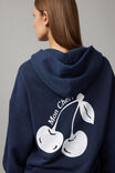 Original Hoodie, WASHED NAVY/CHERRY - alternate image 5