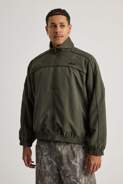 Half Half Shell Jacket, KHAKI