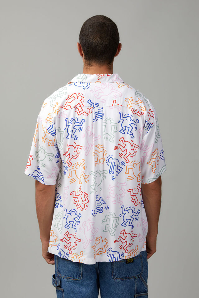 Keith Haring Shirt, LCN KEI WHITE/KEITH HARING DANCERS