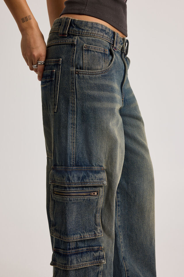 Mega Baggy Cargo, WORKSHOP BLUE