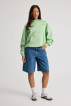 Harley Slouchy Hoodie, LIME GELATO/TLK LTR - alternate image 2