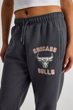 Nba Relaxed Trackpant, LCN NBA SLATE/CHICAGO BULLS ICON - alternate image 4