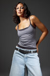 Kiki Cami, ASH GREY STRIPE - alternate image 5