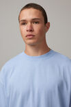 Heavy Weight Box Fit Tshirt, WASHED CAROLINA BLUE - alternate image 4