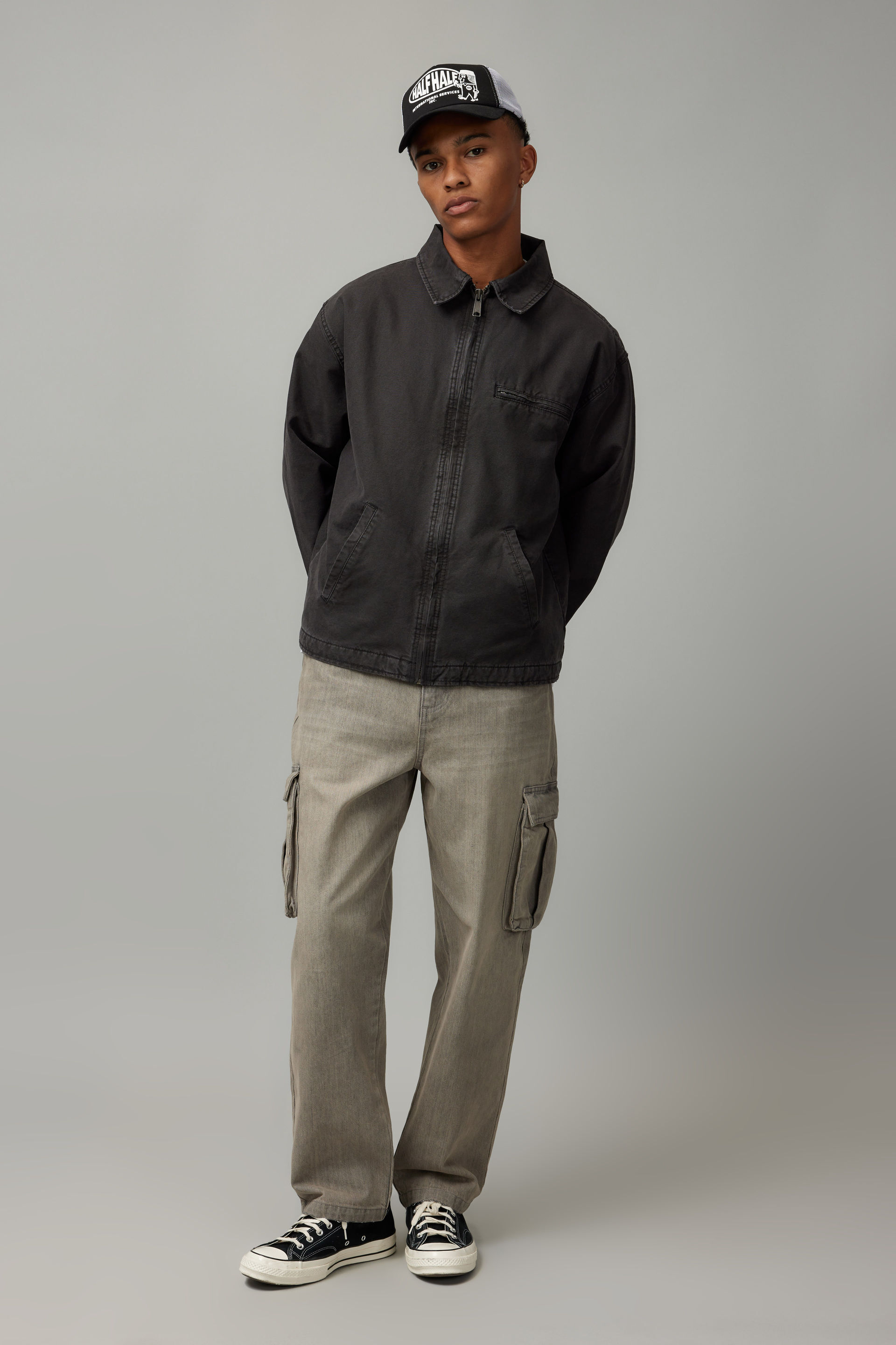 Khaki coach jacket discount