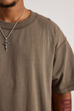 Boxy Cropped Tshirt, WASHED CEDAR - alternate image 4