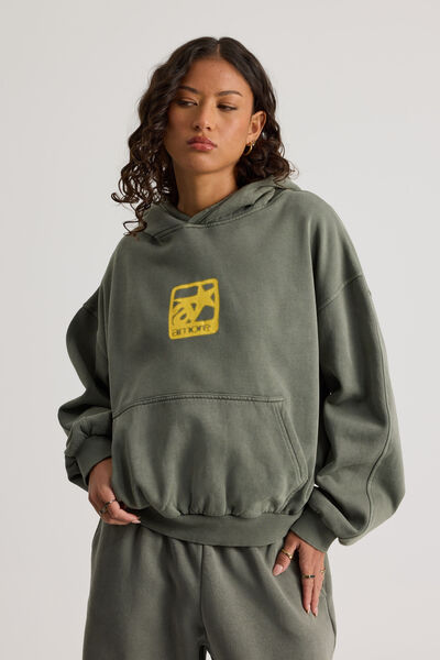 Chloe Hoodie, WASHED KHAKI/AMORE STUDIO