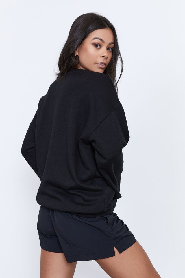 Lcn Nfl Oversized Graphic Crew, LCN NFL BLACK/CARDINALS