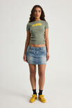 Dakota Denim Skirt, ISLAND BLUE - alternate image 2