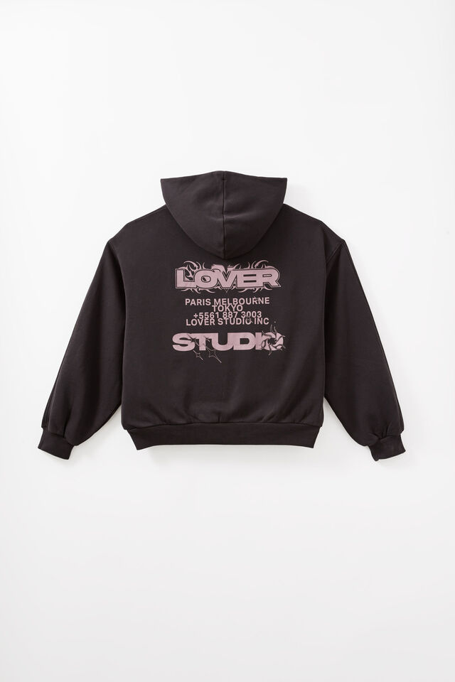 Chloe Hoodie, WASHED PHANTOM/LOVER STUDIO