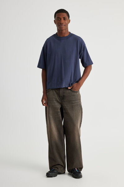 Half Half El Grande Baggy Jean, DIRTY MOCHA