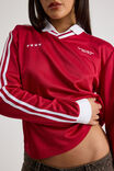 Long Sleeve Fitted Sports Jersey, CRANBERRY JUICE/SPORTS & REC - alternate image 4