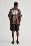 Half Half Painter Baggy Denim Short, BLACK STONE - alternate image 3