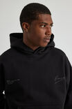 Boxy Cropped Van Gogh Hoodie, LCN VAN BLACK/VAN GOGH SKULL - alternate image 4
