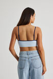 Lucy Crop Cami, CLOUD BLUE/NAVY BLAZER - alternate image 3