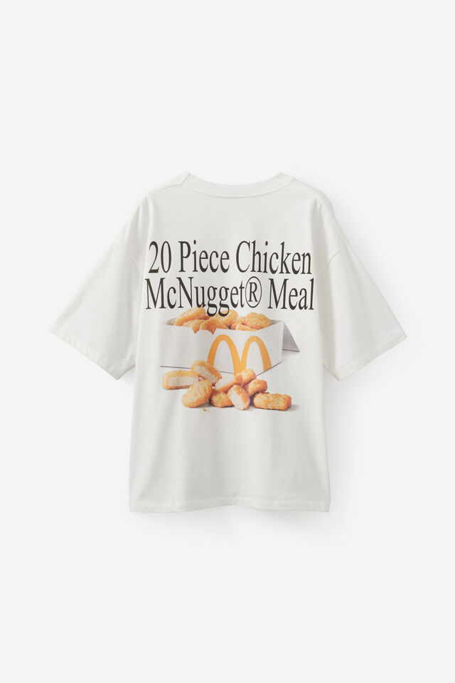 Mcdonalds Box Fit Tshirt, LCN MCD CLOUD/20 PIECE NUGGETS