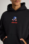 Sonic X Half Half Hoodie, LCN SEG BLACK/PIXEL SONIC - alternate image 4