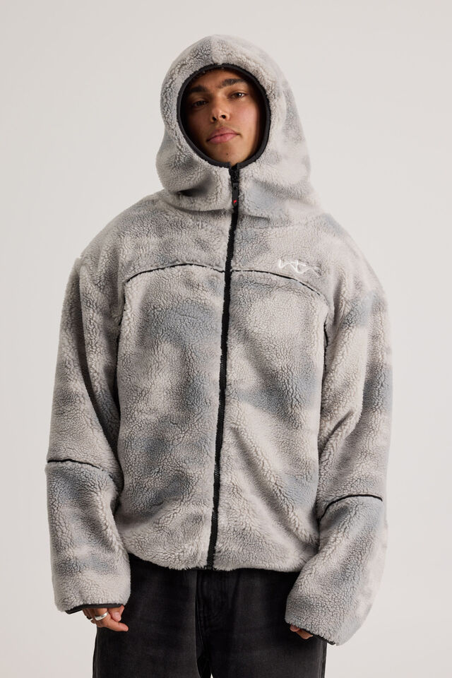 Notion Sherpa Hooded Jacket, NOTION HUNTER CAMO