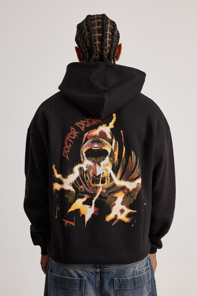 Marvel Hoodie, LCN MAR BLACK/DR DOOM