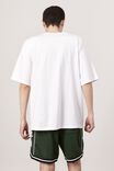 Oversized Music Merch T Shirt, LCN BRA WHITE/TUPAC SHADE