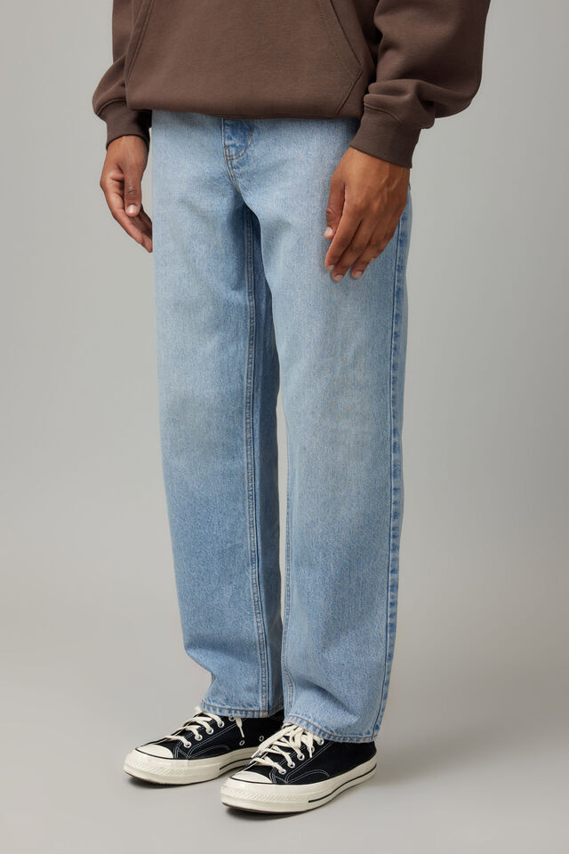 Half Half Straight Jean, COASTAL BLUE
