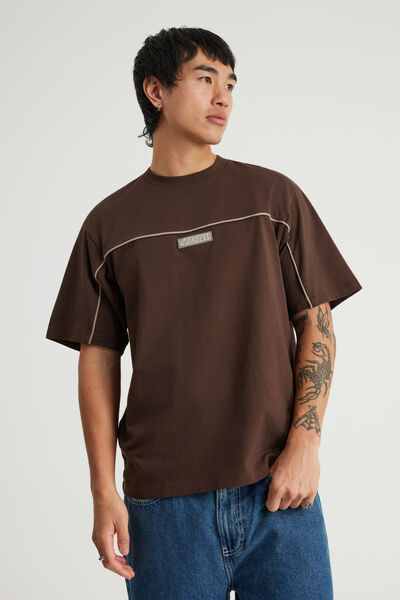 Half Half Panelled Tee, HH ROYAL OAK/CELESTIC