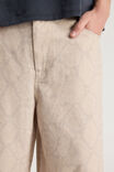 Half Half El Grande Denim Short, PEBBLE SNAKESKIN - alternate image 4