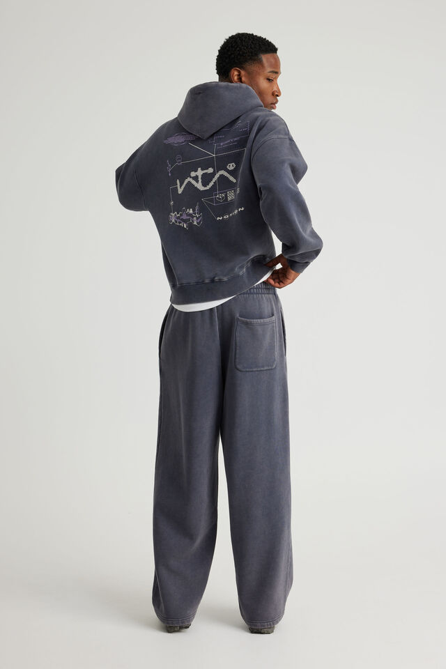 Authentics Baggy Trackpant, SNOW WASHED NAVY