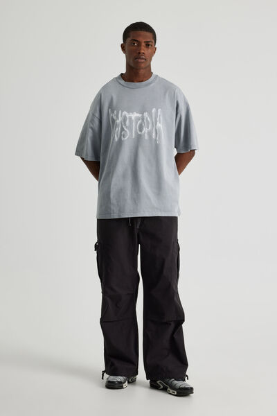 Notion Ultra Baggy Cargo Pants, BLACK