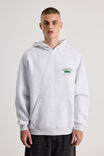 Half Half Hoodie, HH SILVER MARLE/HALF USED CARS - alternate image 2