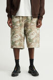 Authentics Baggy Track Short, WASHED SUMMER CAMO - example image 1