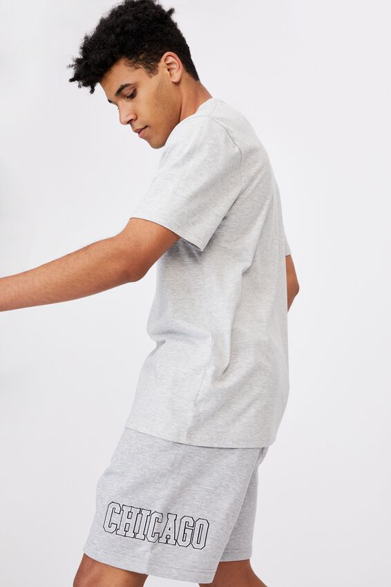 Track Short, CHICAGO GREY MARLE