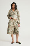 Authentics Shrunken Zip Through Hoodie, SUMMER CAMO - example image 2