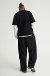 Authentics Baggy Trackpant, BLACK - example image 3