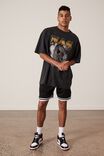 Basketball Short, BLACK/JACQUARD HEM - alternate image 4