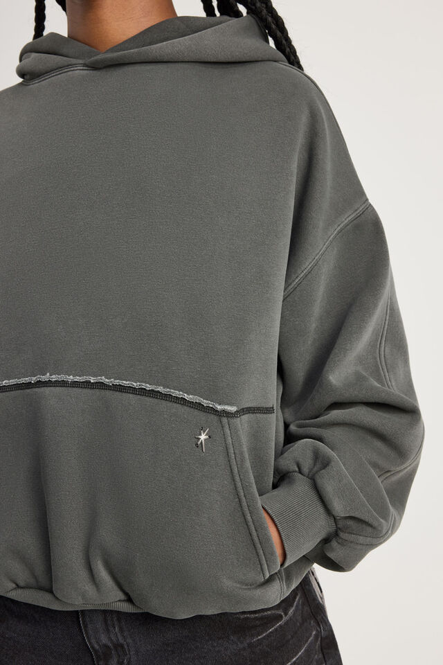 Notion Boxy Hoodie, NTN WASHED BLACK/NOTION STUDIO