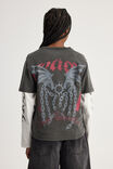 Notion X Smolbrat Slim Fit Tshirt, WASHED BLACK/SMOLBRAT BREAK FREE - alternate image 3